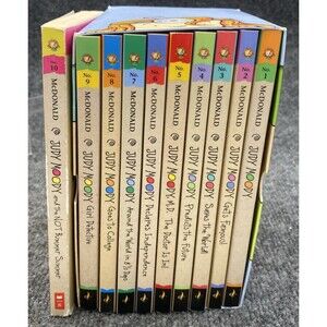 Judy Moody Books Lot 1-10 Box Set Collection Megan McDonald Chapter Books Kids